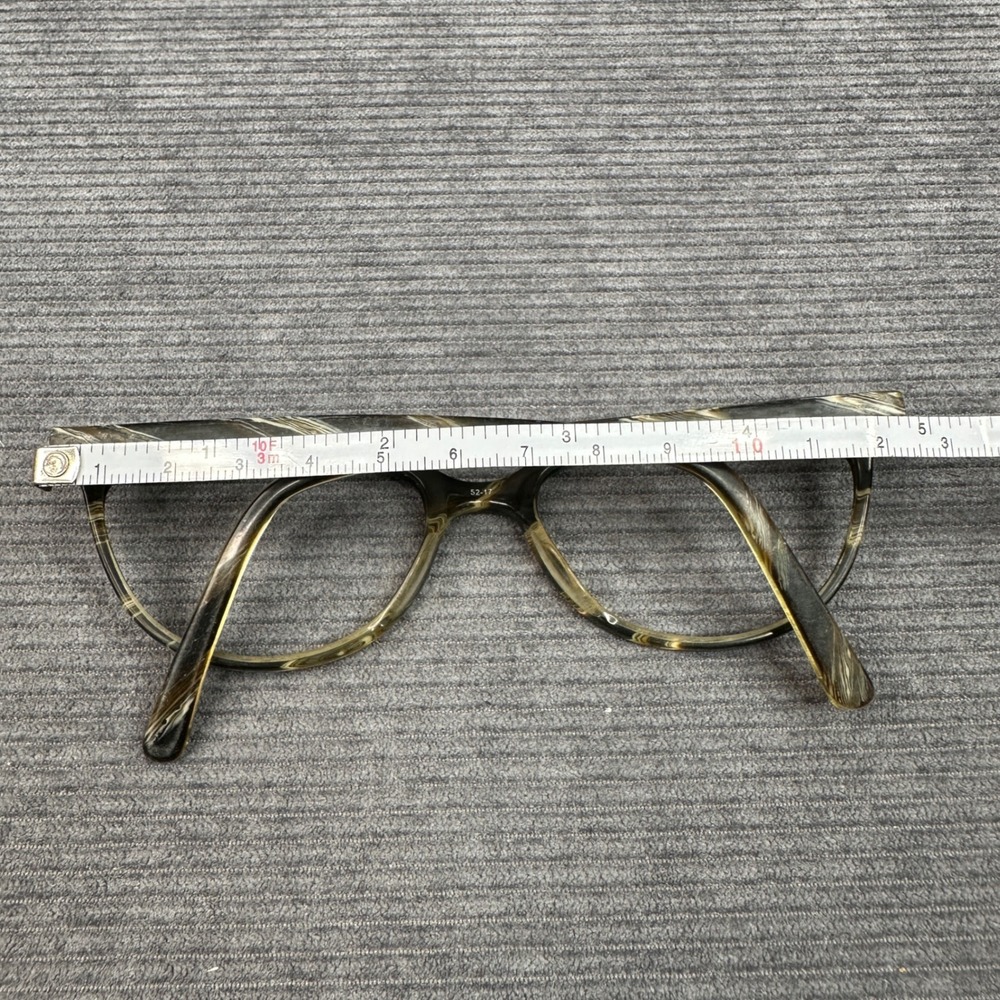 Bulova Newport Black Horn Cat Eye Eyeglasses Frames 52-17-135 NEWPORT BKHRN - Picture 13 of 15